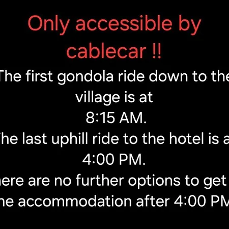 Gotschnagrat Bergrestaurant- Panoramic View 호스텔